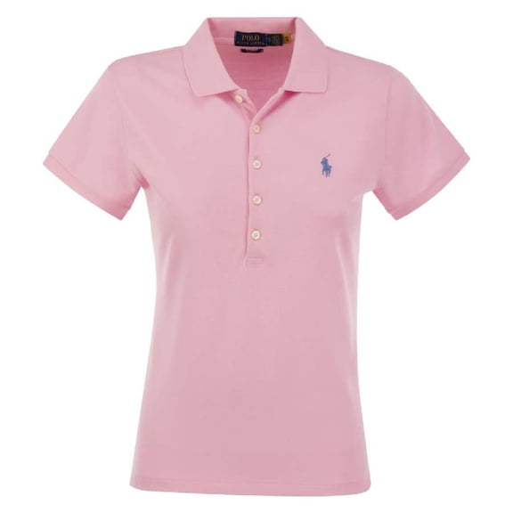 Polo Ralph Lauren Julie Slim Fit Cotton Polo Shirt, Size Medium