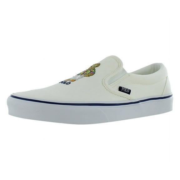 Polo Ralph Lauren Keaton Slip Mens Shoes Size 9.5, Color: Deckwash/White/Bear