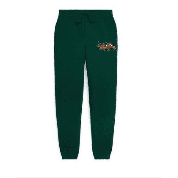 Polo Ralph Lauren Kids Green Big Pony Logo Double-Knit Jogger Pants, S-8