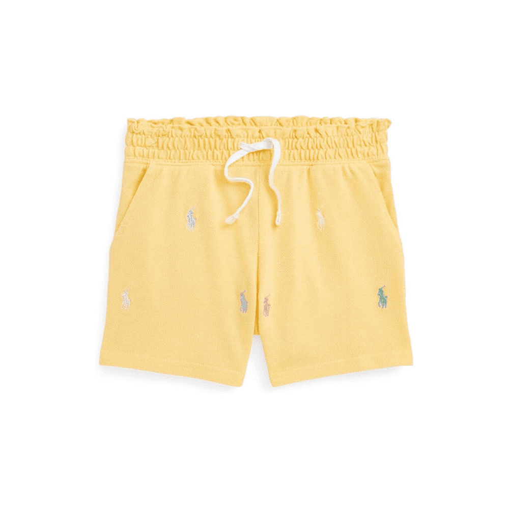 Polo Ralph Lauren Kids Polo Pony Shorts, Yellow , 4/4T