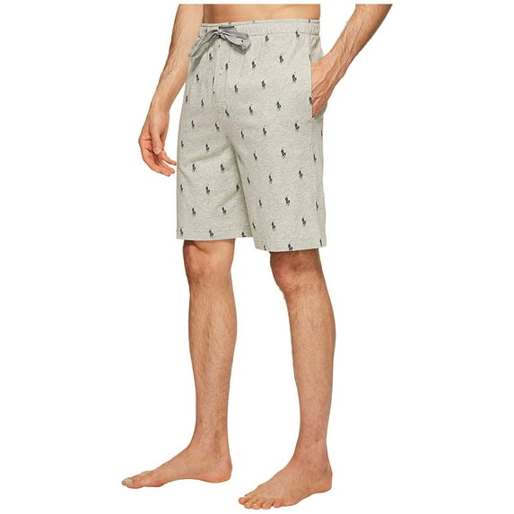 Polo Ralph Lauren Knit Sleep Shorts Andover Heather/Cruise Navy AOPP
