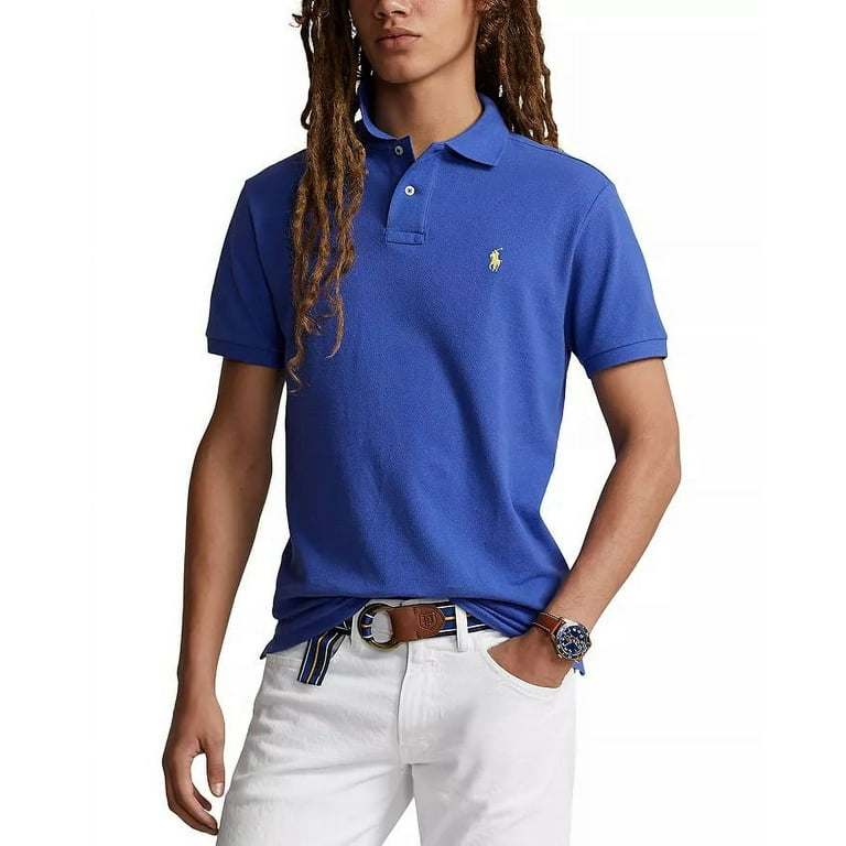 Polo Ralph Lauren LIBERTY Men s Custom Slim Fit Mesh Polo Shirt US 2X Large Walmart
