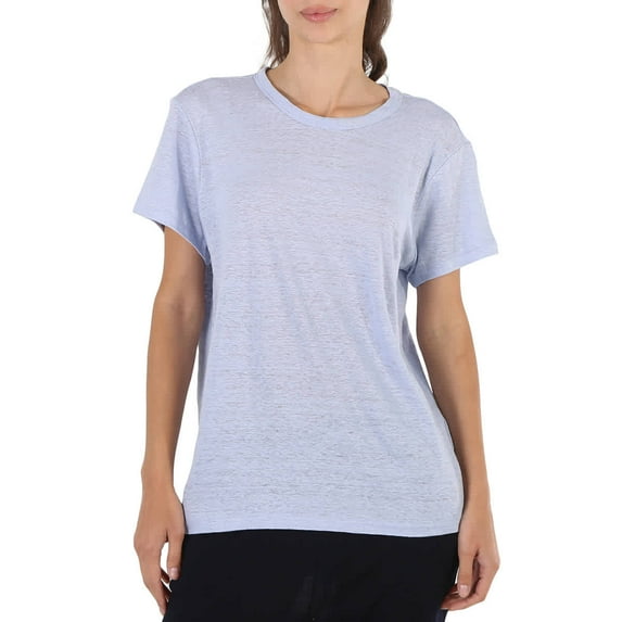 Polo Ralph Lauren Ladies Blue Crew Neck T-shirt, Size Medium