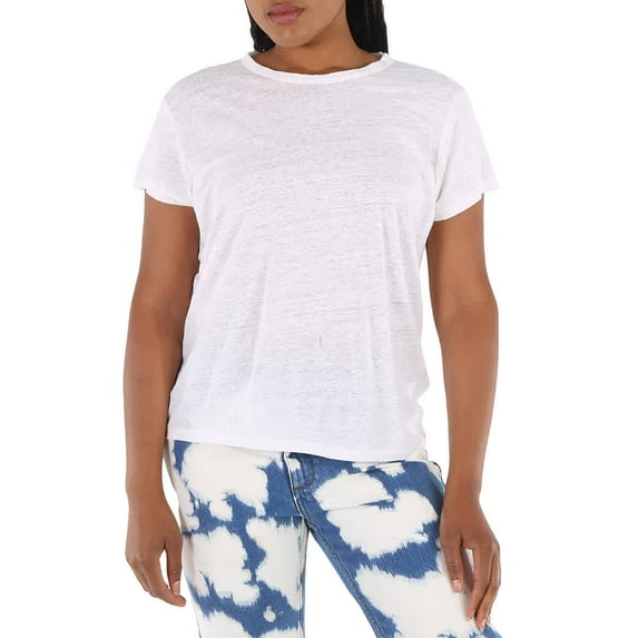 Polo Ralph Lauren Ladies Short-sleeve Crewneck Linen T-shirt, Size Large