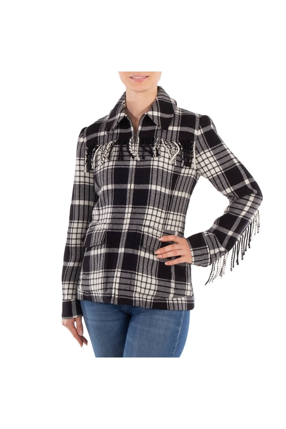 Long Sleeve Wool Jacket, Size 6