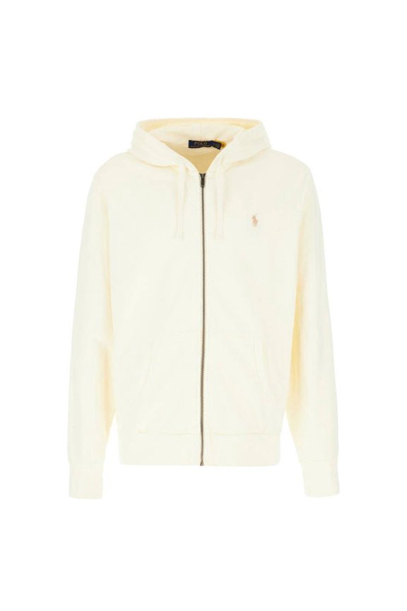 Loopback Terry Full Zip Hoodie, Size Small