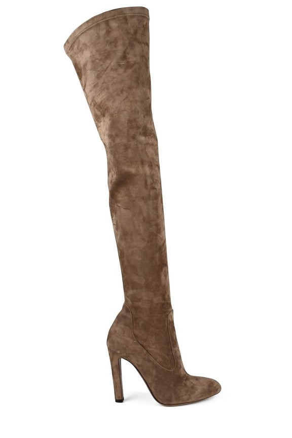 Louren Thigh-High Boots Brown (Women's)