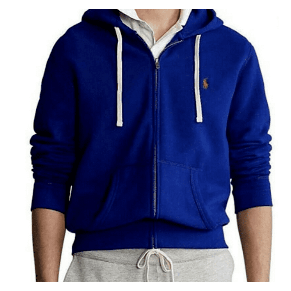 Polo Ralph Lauren MEN'S Full-Zip Fleece Hoodie ROYAL 2XL 