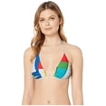 thumbnail image 1 of Polo Ralph Lauren MULTI Scenic Print Tall Triangle Bikini Swim Top, US X-Small, 1 of 4