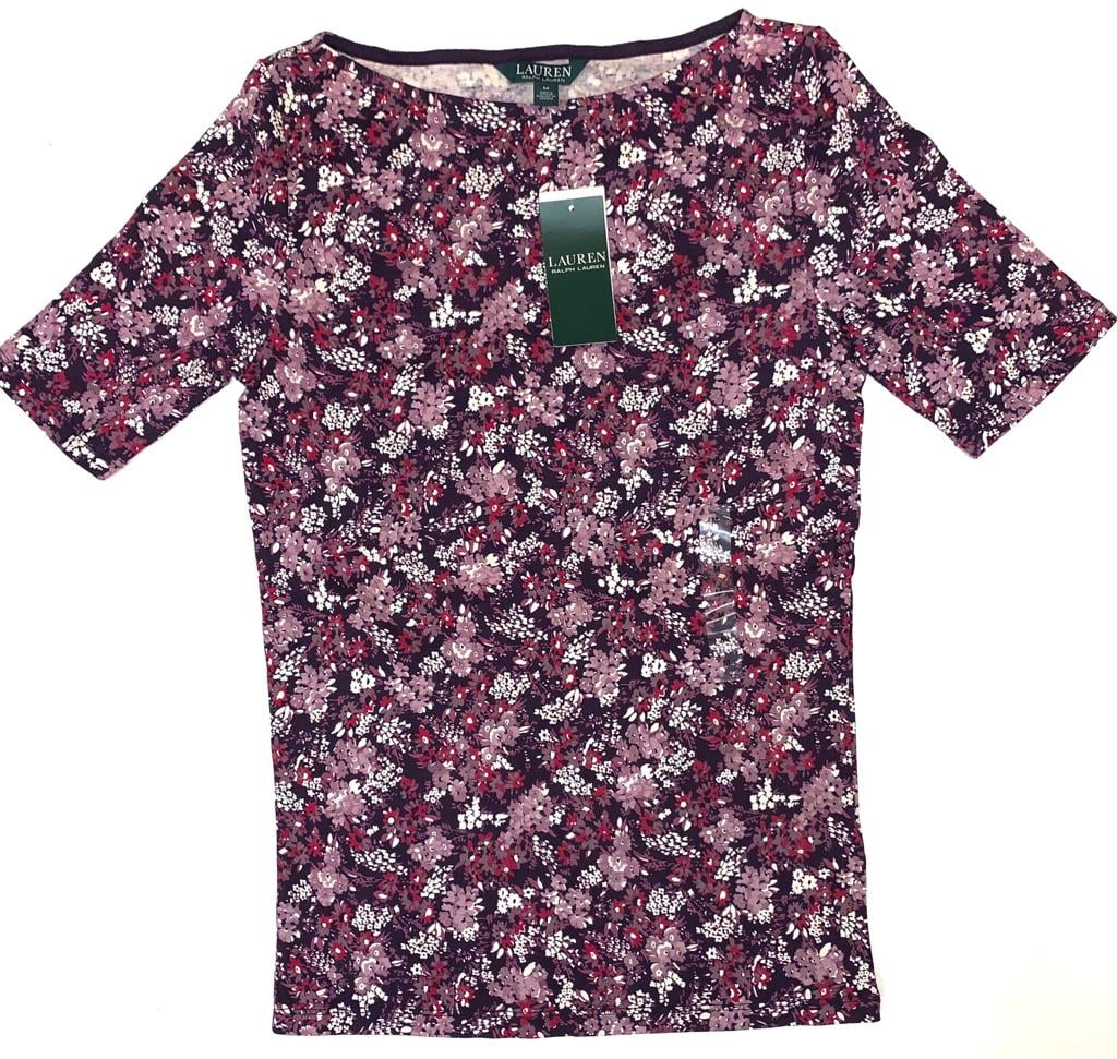 Polo Ralph Lauren MULTI Women's Floral Tee, US Small