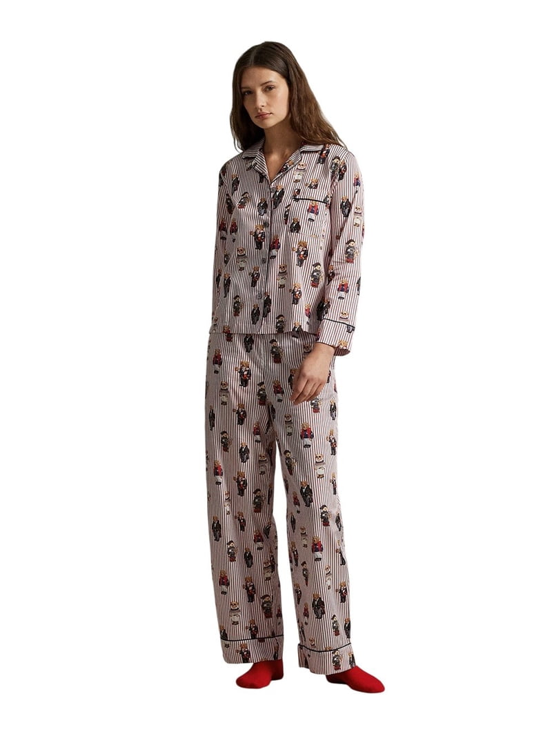 Polo Ralph Lauren Madison Pajama Set - 4P0704 (Bear Red, R2948, S