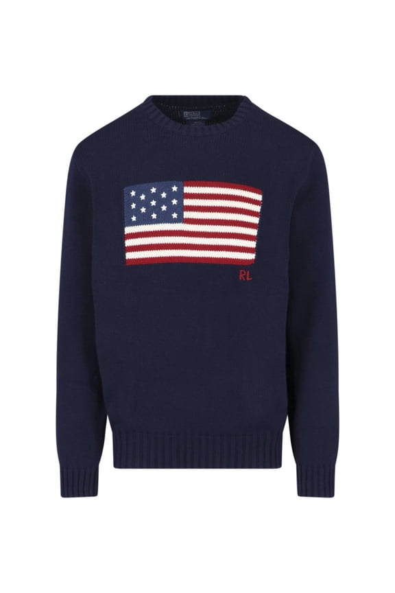 Male Blue Cotton Sweater Blue Sizes standard XXXS-7XL