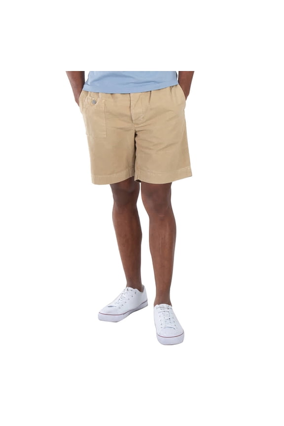 Medium Beige Aviator Cargo Shorts, Waist Size 34"