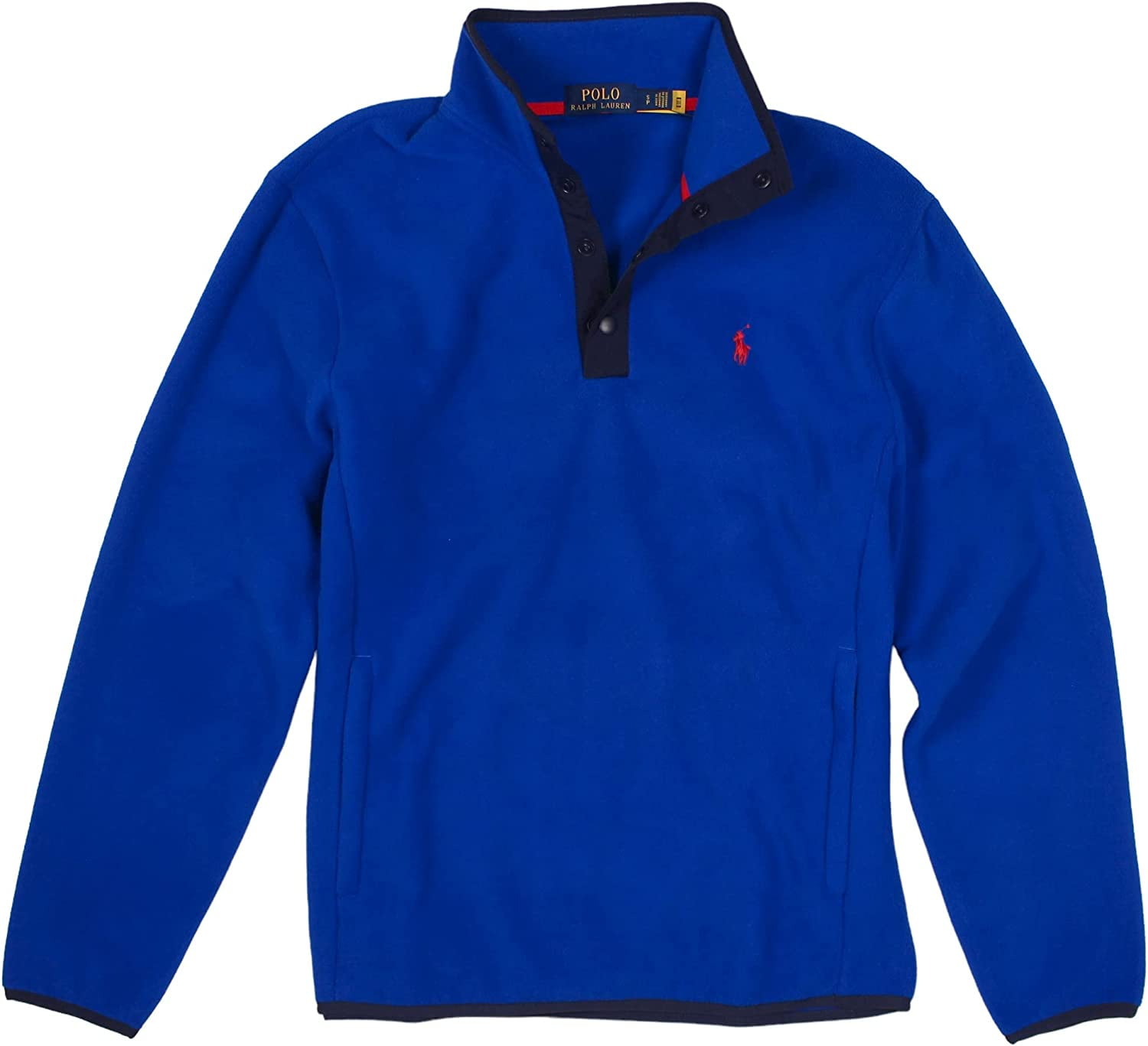Polo Ralph Lauren Men's 1/4 Snap Long Sleeve Jacket Fleece Polo Ralph Lauren Men's 1/4 Snap Long Sleeve Jacket Fleece