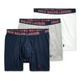 thumbnail image 1 of Polo Ralph Lauren Men's 3 Pack Breathable Mesh Boxer Briefs (Medium, N/G/W), 1 of 1