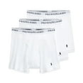 thumbnail image 1 of Polo Ralph Lauren Men's 3 Pack Classic Cotton Boxer Briefs (XLarge, White), 1 of 2