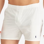 Polo Ralph Lauren Mens 3-Pack Classic Woven Cotton Boxers 2XLarge, 2XL, White