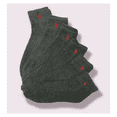 thumbnail image 1 of Polo Ralph Lauren Men's Athletic 6-Pair Quarter Crew Socks Gray Red Polo Pony, 1 of 2