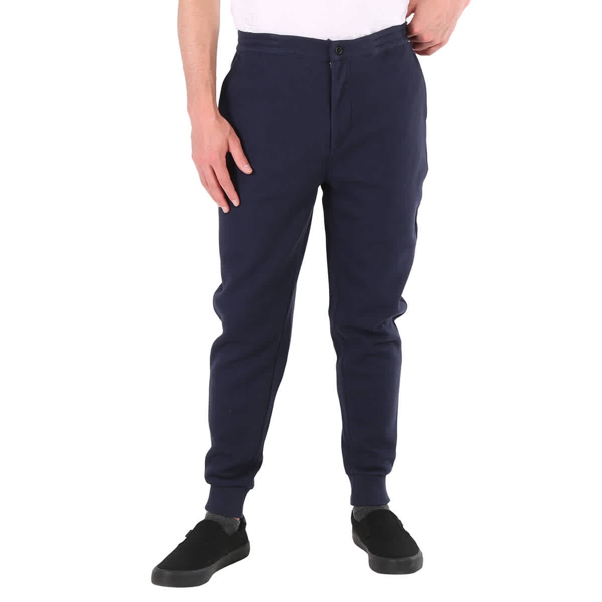 Polo Ralph Lauren Men's Aviator Navy Double-Knit Jogging Pants, Size X-Small