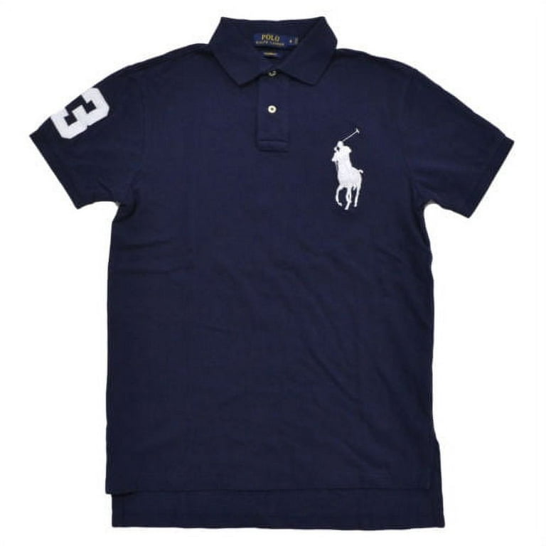 Polo Ralph Lauren Men's Big Pony Custom Fit Mesh Polo Shirt (S