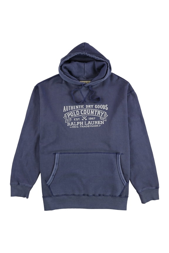 Mens Authentic Dry Goods Hoodie Sweatshirt, Blue, Big & Tall, XLT