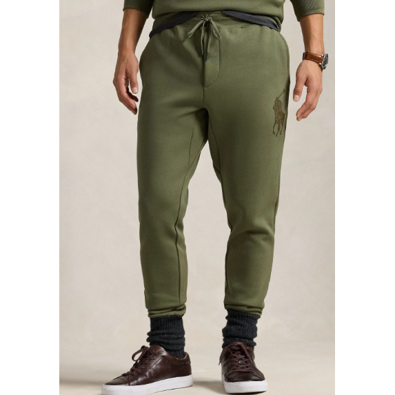 Polo Ralph Lauren Men's Big & Tall Leather Pony Double Knit Sweatpants, 1XB