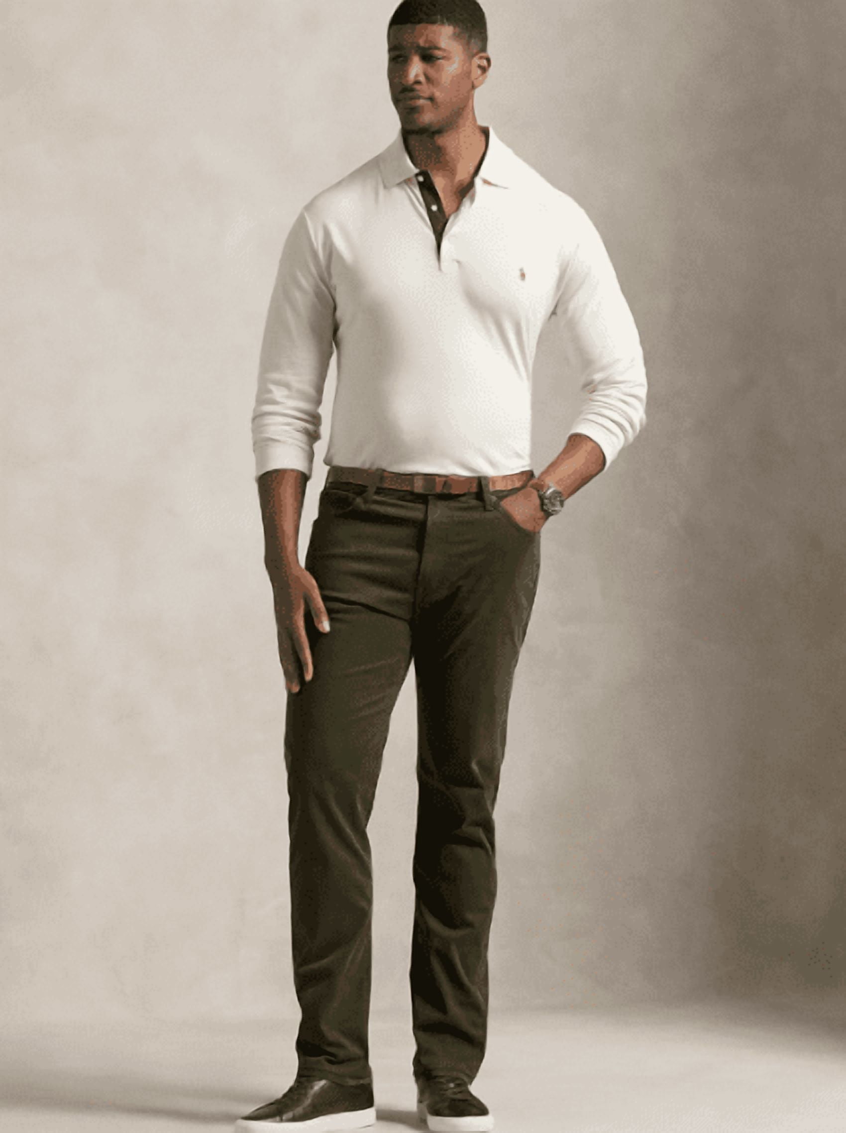 Polo Ralph Lauren Men's Big & Tall Varick Slim Straight Stretch