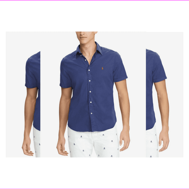 Polo Ralph Lauren Men s Big and Tall Classic Fit Twill Shirt Navy Size 2LT
