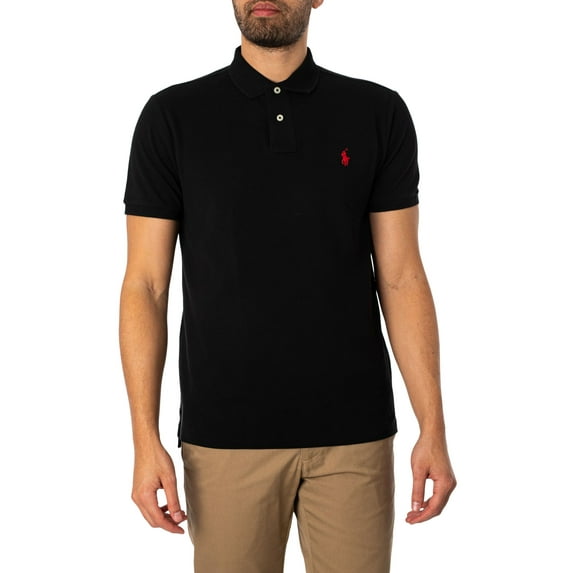 Polo Ralph Lauren Men's Black Custom Fit Polo