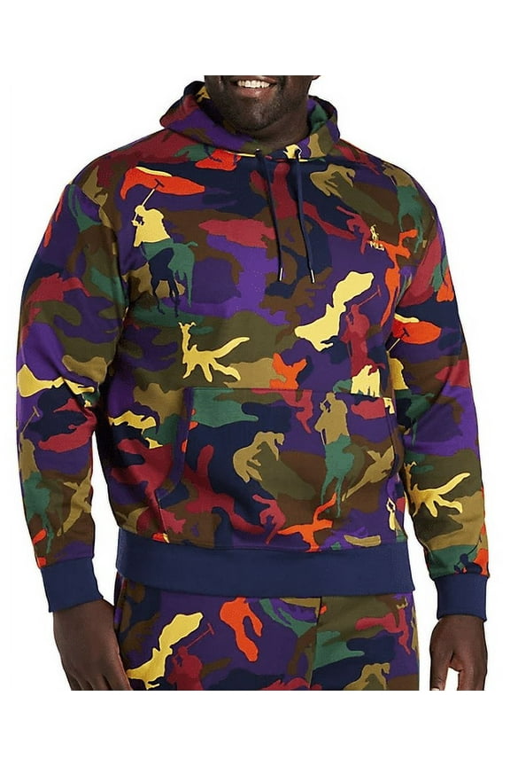 Men's Camo Double-Knit Hoodie, 4LT
