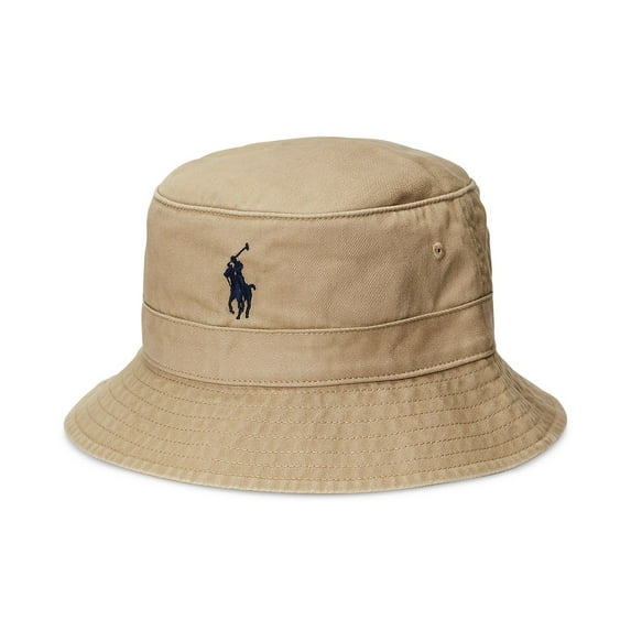 Polo Ralph Lauren Men's Chino Bucket Hat Beige B4HP (S)