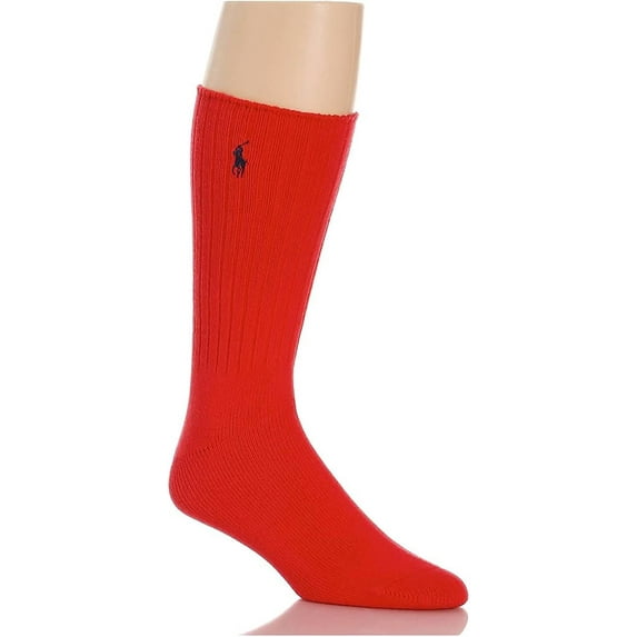 Polo Ralph Lauren Men's Classic Crew Sock Red Size 10-13