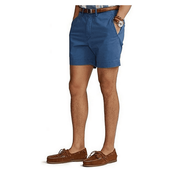 Polo Ralph Lauren Men's Classic Fit 9-Inch Shorts, Blue, Size 30.