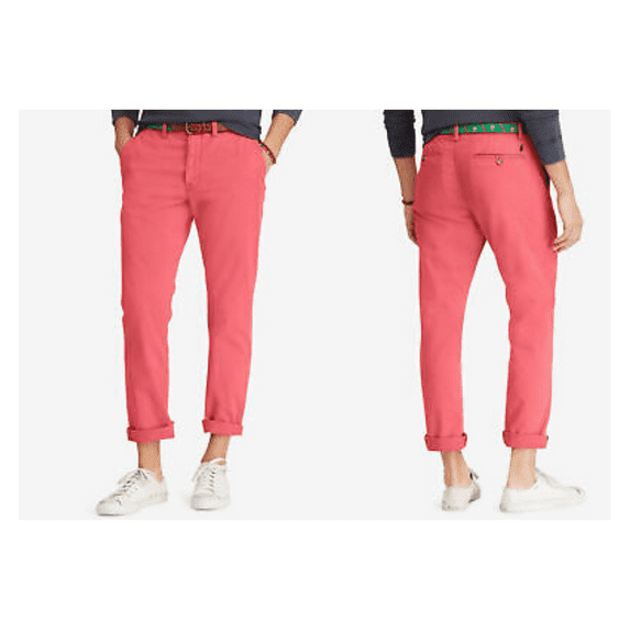 Polo Ralph Lauren Men's Classic Fit Chino Pants, Nantkt Red, Size 30X30, MSRP $8