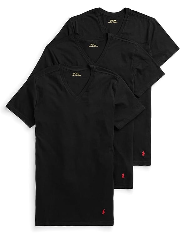 Men's Classic Fit Cotton V-Neck Undershirt 3-Pack