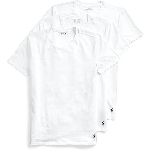 Polo Ralph Lauren Men's Classic Fit Crewneck Shirt (3 Pack)
