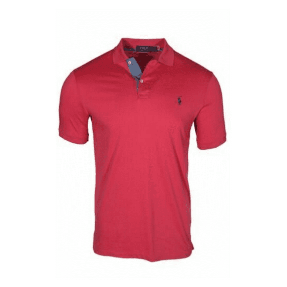 Polo Ralph Lauren Men's Classic Fit Jersey Polo Shirt Nantucket Red ,Size XL