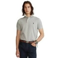 thumbnail image 1 of Polo Ralph Lauren Men's Classic Fit Mesh Polo Shirt Gray Size X-Large, 1 of 4