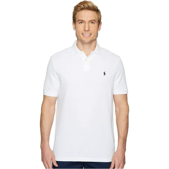 Polo Ralph Lauren Classic Fit Mesh Polo Shirt XX-Large White