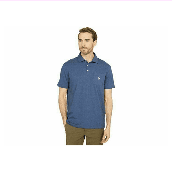 Polo Ralph Lauren Men's Classic Fit Performance Polo Shirt Derby blue,M