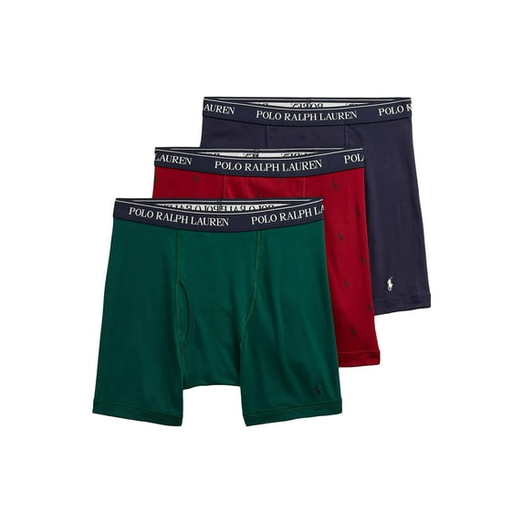 Polo Ralph Lauren Men's Classic Fit w/Wicking 3-Pack Boxer Briefs