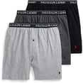 thumbnail image 1 of Polo Ralph Lauren Men's Classic Fit with Wicking Knit Boxers 3 Pack GRAY LG, 1 of 6