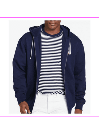 Polo Ralph Lauren Men's Big & Tall Classic Fleece Full Zip Hoodie - Cruise Navy