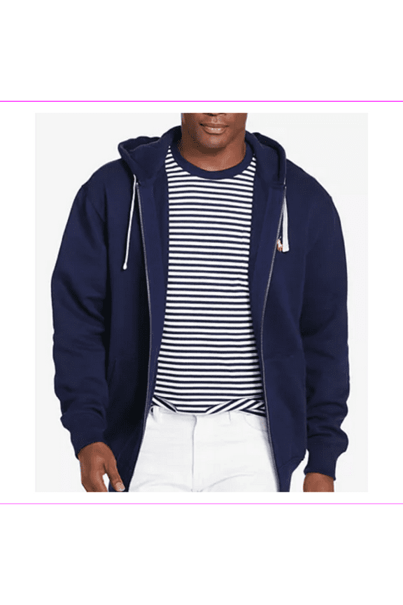 Polo Ralph Lauren Men's Classic Fleece Full Zip Hoodie, Cruise Navy, 3XLT