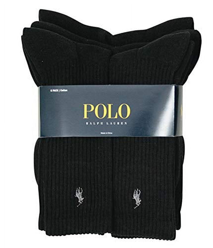polo dress socks Polo Ralph Lauren Youth Logo Striped Crew Socks 3-Pack – DTLR main image 1