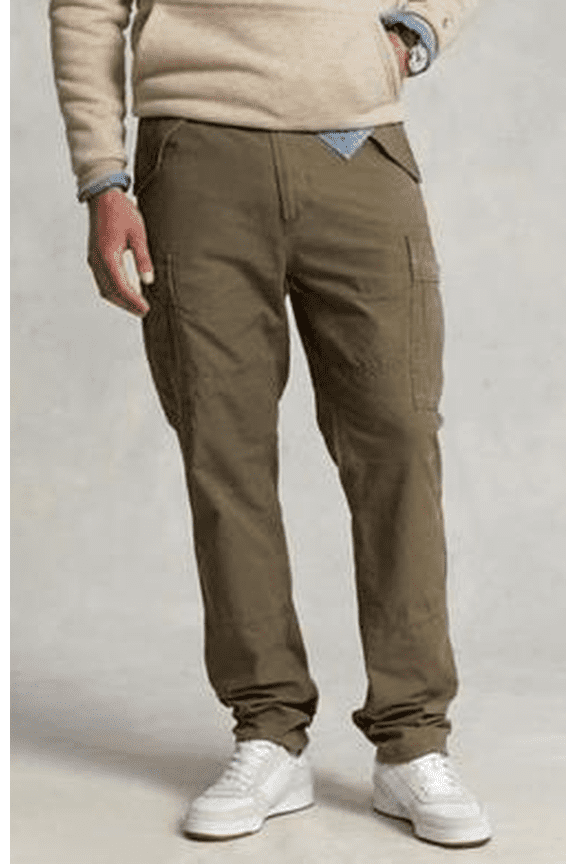 Men's Big & Tall Tapered Fit Canvas Cargo Pants , 50Bx30