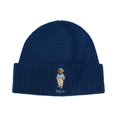 thumbnail image 1 of Polo Ralph Lauren Men's Coastal Bear Beanie - Blue, 1 of 3
