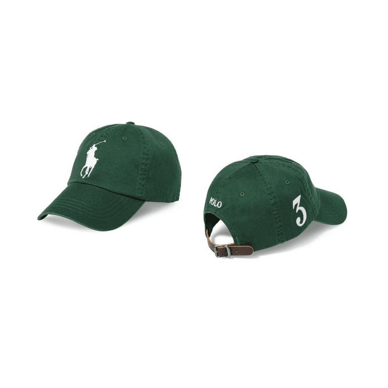 Polo Ralph Lauren Men s Cotton Chino Baseball Hat With Adjustable Leather Strap Walmart
