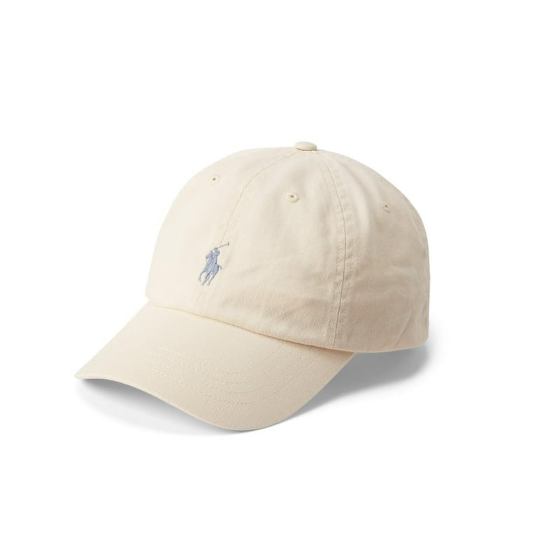 Polo Ralph Lauren Men's Cotton Sport Hat, Guide Cream, Off White