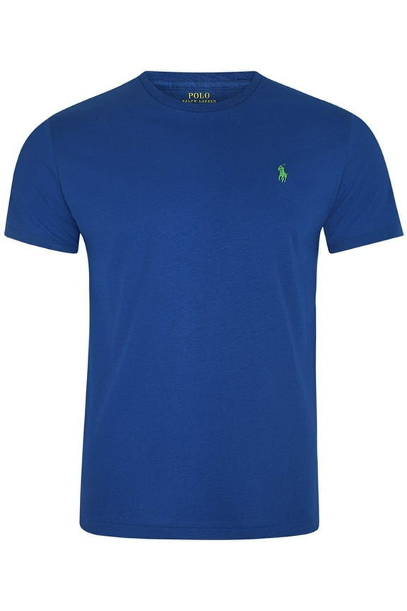 Men's Crew-neck T-shirt (Large, Pac Royal Blue)